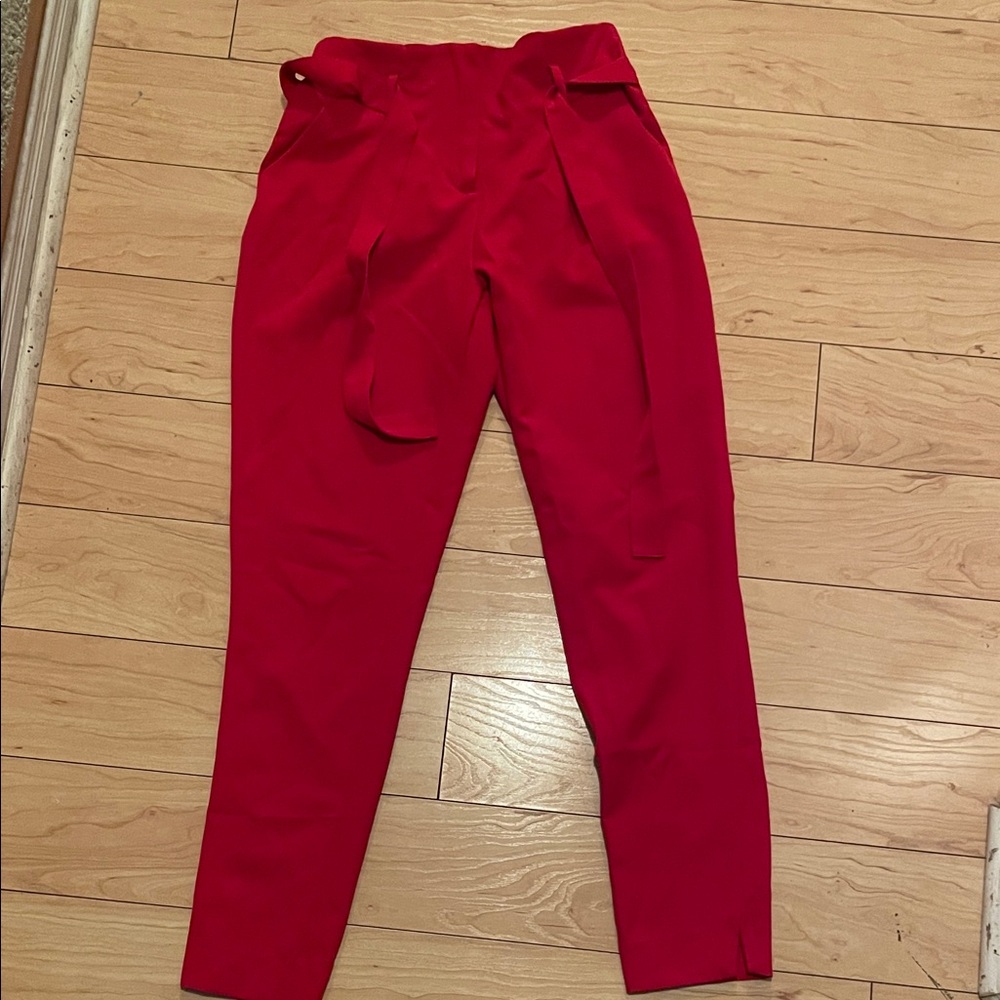Revamped Red Women's Pants